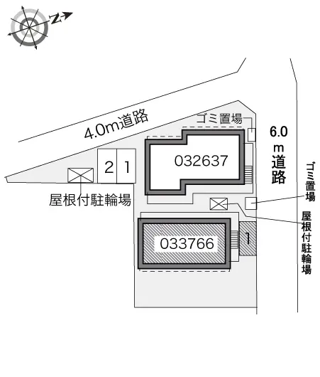 ★手数料０円★足立区西加平　月極駐車場（LP）